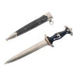 WWII SECOND WORLD WAR GERMAN SS STYLE DAGGER - MUSEUM COPY