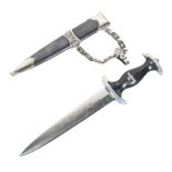 WWII SECOND WORLD WAR GERMAN SS OFFICERS DAGGER