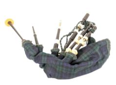 SET OF VINTAGE 20TH CENTURY SILVER MOUNTED BAGPIPES