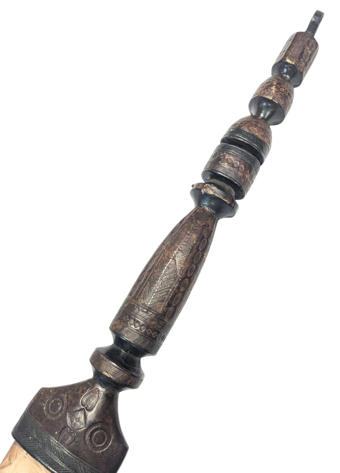 LARGE NORTH AFRICAN CEREMONIAL SWORD - Image 2 of 8