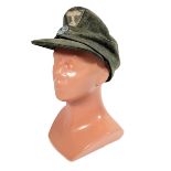 WWII SECOND WORLD WAR GERMAN WAFFEN SS ENLISTED MANS M43 CAP