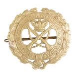 19TH CENTURY EAST INDIAN RAILWAY VOLUNTEER RIFLE CORPS BADGE