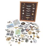 COLLECTION OF AMERICAN AIR FORCE UNIFORM BADGES