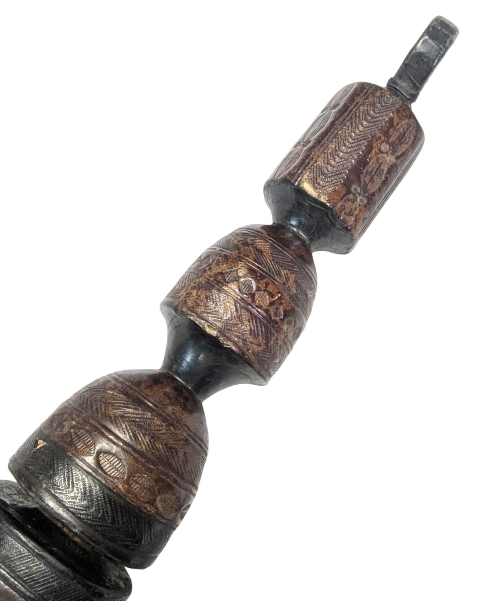 LARGE NORTH AFRICAN CEREMONIAL SWORD - Image 3 of 8