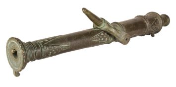 19TH CENTURY INDONESIAN LANTAKA SWIVEL CANNON