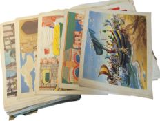 LARGE COLLECTION OF LATE 20TH CENTURY NURSERY / CLASSROOM EDUCATION PRINTS