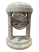 19TH CENTURY FRENCH NEOCLASSICAL MARBLE MANTEL CLOCK