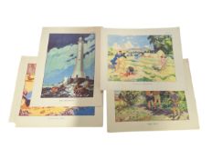 AFTER ENID BLYTON (1897-1968) - FOUR LATE 20TH CENTURY COLOURED PRINTS