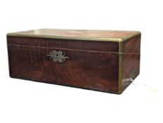 19TH CENTURY VICTORIAN MAHOGANY WRITING SLOPE