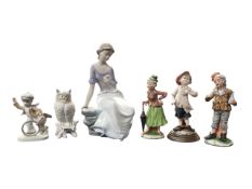 COLLECTION OF 20TH CENTURY VINTAGE PORCELAIN FIGURES