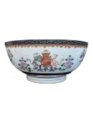 19TH CENTURY EDME SAMSON CHINESE EXPORT PORCELAIN BOWL