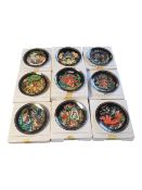 COLLECTION OF 1990 BRADFORD EXCHANGE RUSSIAN LEGENDS COLLECTORS PLATES