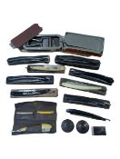 COLLECTION OF 20TH CENTURY VINTAGE SAFETY AND STRAIGHT RAZORS