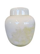 1918 RUSKIN POTTERY YELLOW LUSTRE GINGER JAR