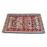 VINTAGE 20TH CENTURY SOUTH WEST PERSIAN QASHQAI KILIM RUG