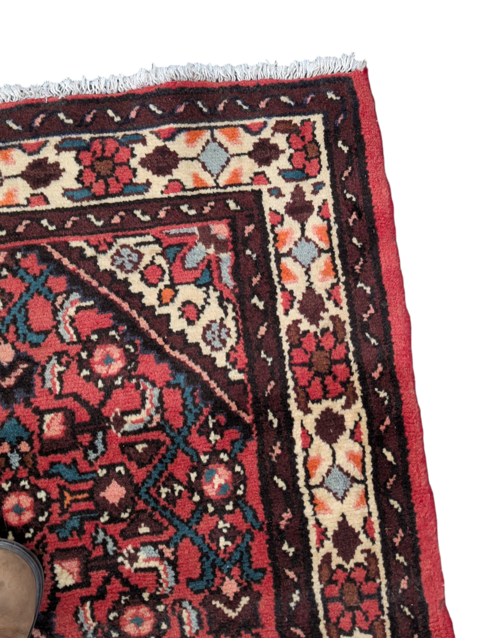 VINTAGE 20TH CENTURY NORTH WEST PERSIAN RUDBAR RUNNER RUG - Image 4 of 5