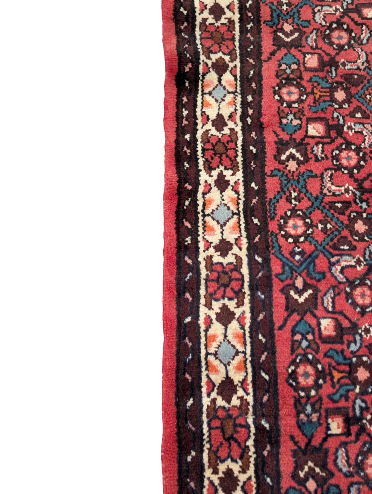 VINTAGE 20TH CENTURY NORTH WEST PERSIAN RUDBAR RUNNER RUG - Image 3 of 5