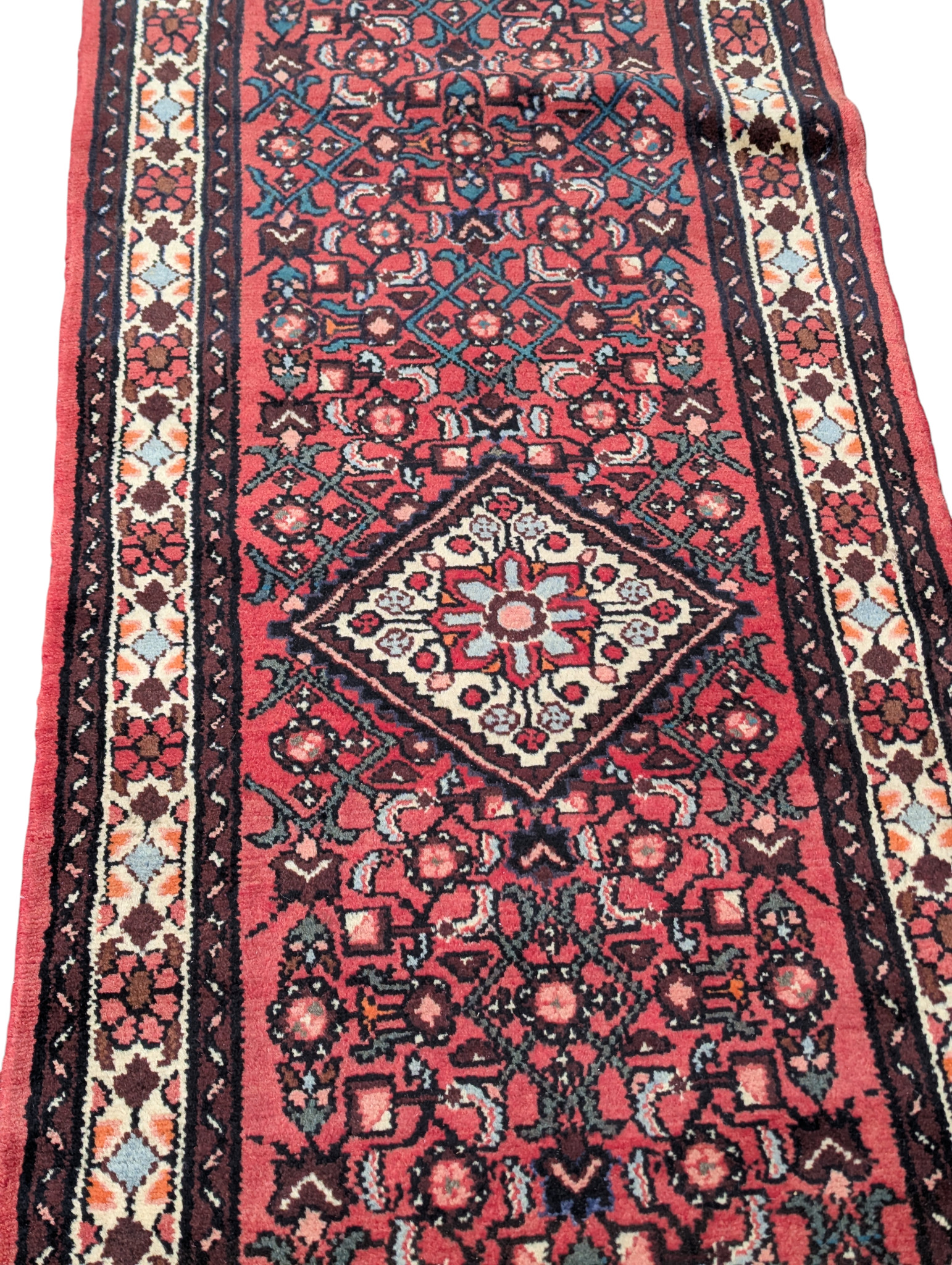 VINTAGE 20TH CENTURY NORTH WEST PERSIAN RUDBAR RUNNER RUG - Image 2 of 5