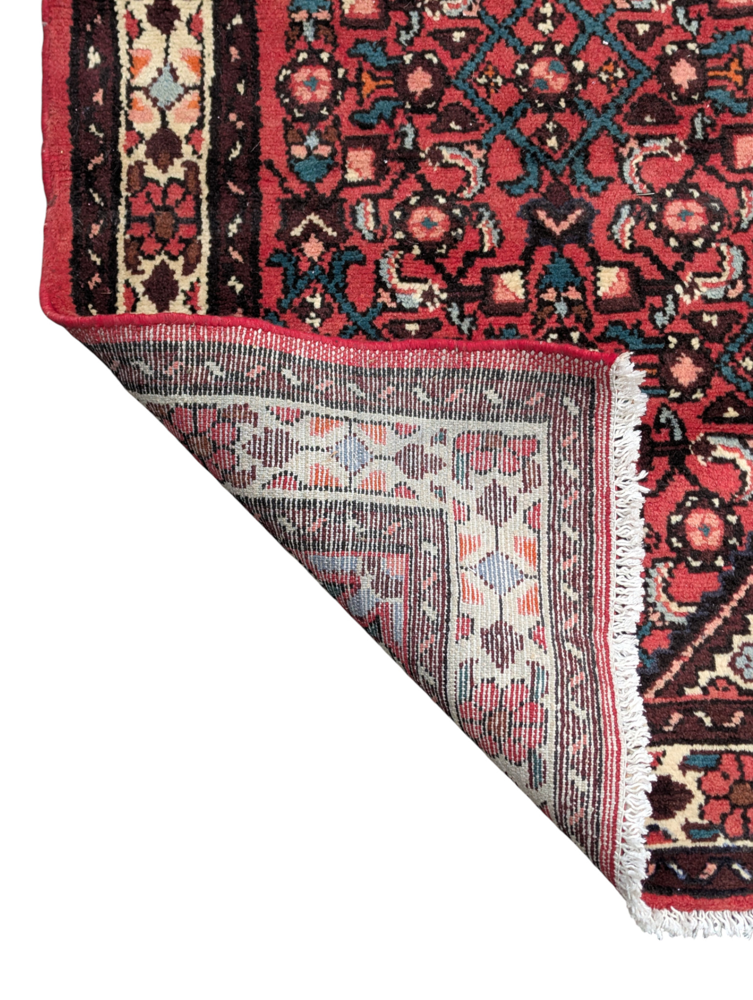 VINTAGE 20TH CENTURY NORTH WEST PERSIAN RUDBAR RUNNER RUG - Image 5 of 5