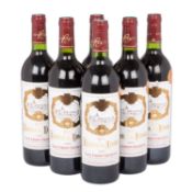 2001 CHÂTEAU DES COMBES Saint-Emilion Grand Cru 6 Flaschen,