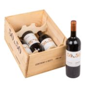 1995 50&50 AVIGNONESI & CAPANELLE 4 Flaschen in OHK, geöffnet,