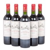 1990 CHÂTEAU DU CHAI DU ROI Graves 5 Flaschen,