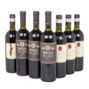 1996 VILLA DI CAPEZZANA Carmignano Conte Contini Bonacossi 4 Flaschen / 1997 ROCCA Cuvée Reale Rosso