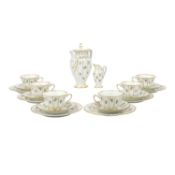 FÜRSTENBERG Kaffeeservice 'Greque Mille Fleurs', West-Germany,