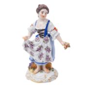 MEISSEN "Gärtnerkind Mädchen mit Trauben" 2014