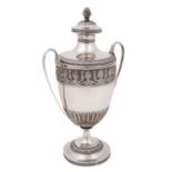 LONDON Deckelpokal, 925 Silber, 1870.