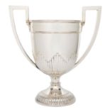 GEBRÜDER FRIEDLÄNDER (Hoflieferant), Berlin, großer Champagnerkühler, 800 Silber, um 1920/30.