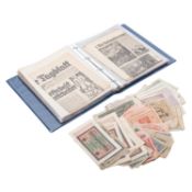 Deutsches Kaiserreich bis BRD - Album mit historischen Banknoten,