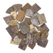 Konvolut - diverse deutsche Blechabzeichen, Stocknadeln, Pins,