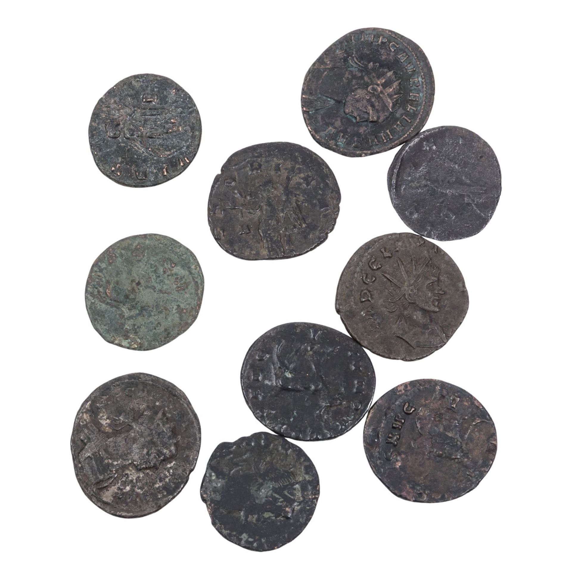 Römisches Kaiserreich - Kleine Sammlung diverser römischer Antoniniane. 34 Stück. - Bild 2 aus 7