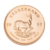 Südafrika/ GOLD - 1x Krügerrand 1967 1 Unze,