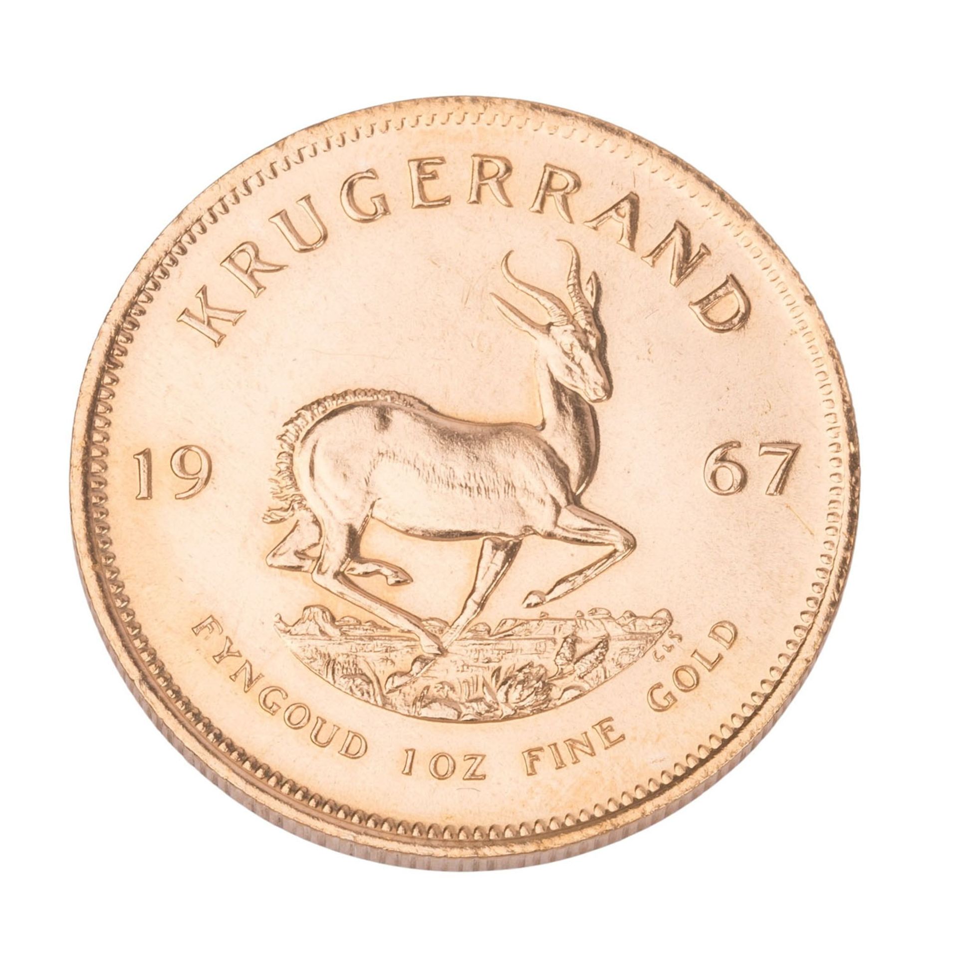 Südafrika/ GOLD - 1x Krügerrand 1967 1 Unze,