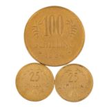 Österreich /GOLDlot - 3 x Münzen mit insg. ca. 31,7 g Feingold 