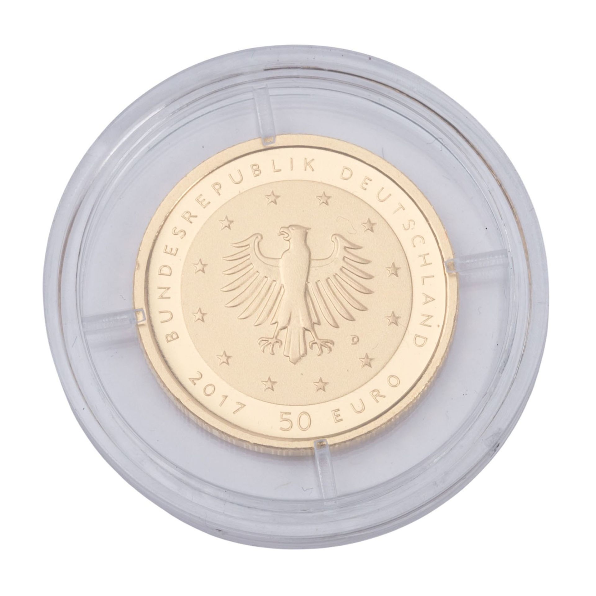 BRD/GOLD - 50 Euro Lutherrose 2017/D,