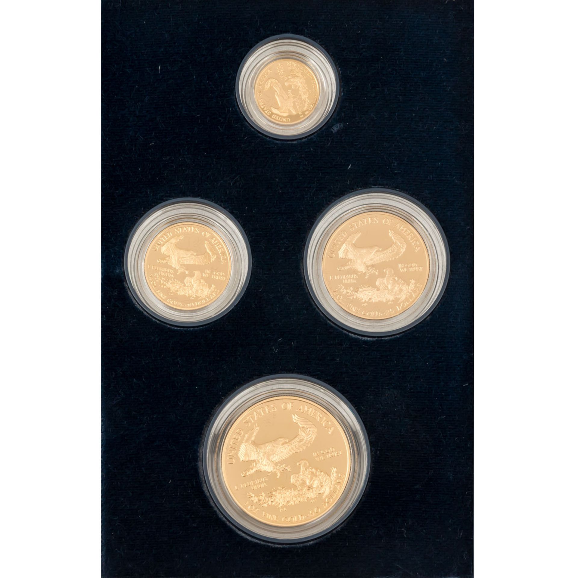 USA /4-tlg. GOLDSet - Gold Eagle 2003 PP - Bild 3 aus 3