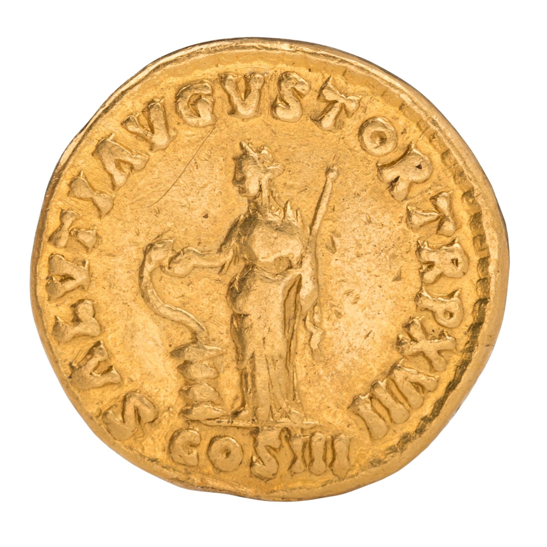 Römisches Kaiserreich - Kaiser Marcus Aurelius (16-180 n. Chr), Gold Aurelius, - Bild 2 aus 2