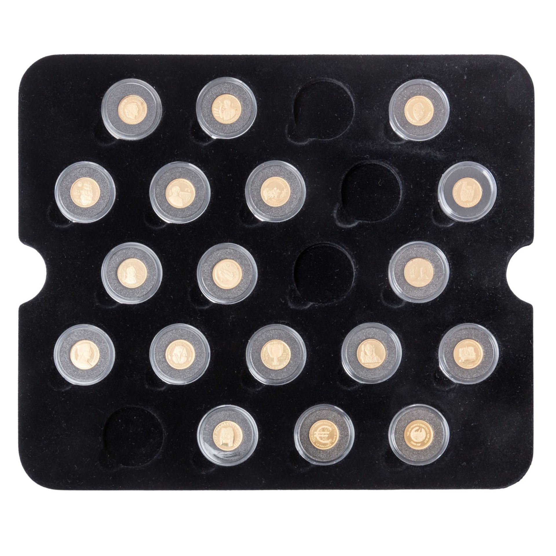 BRD –  Set „die kleinsten Goldmünzen der Welt“ - Bild 3 aus 3