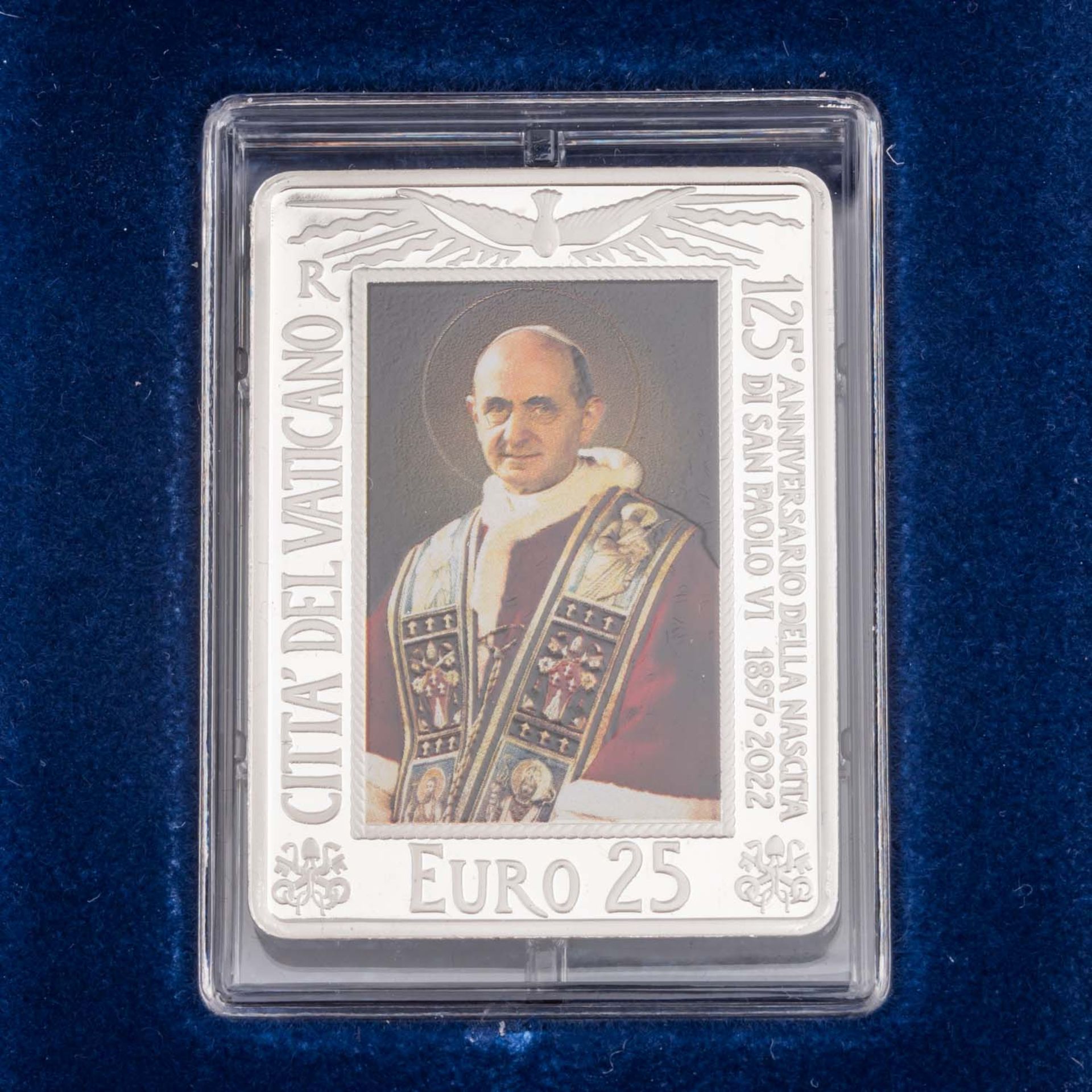 Vatikanstadt - 25 € zum 125. Geburtstag v. Papst Paul VI. 2022