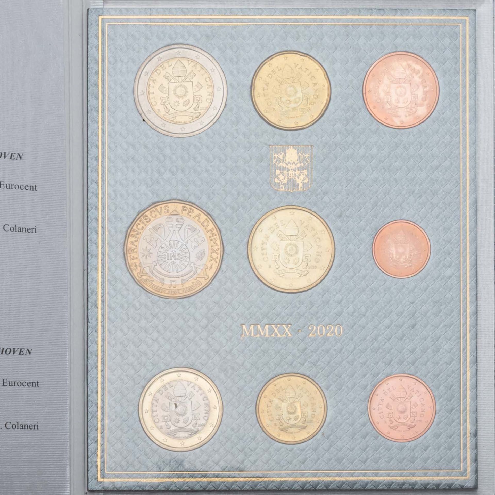 Vatikanstadt - 3x Kursmünzsätze à 3,88€ + 5€  - Bild 4 aus 7