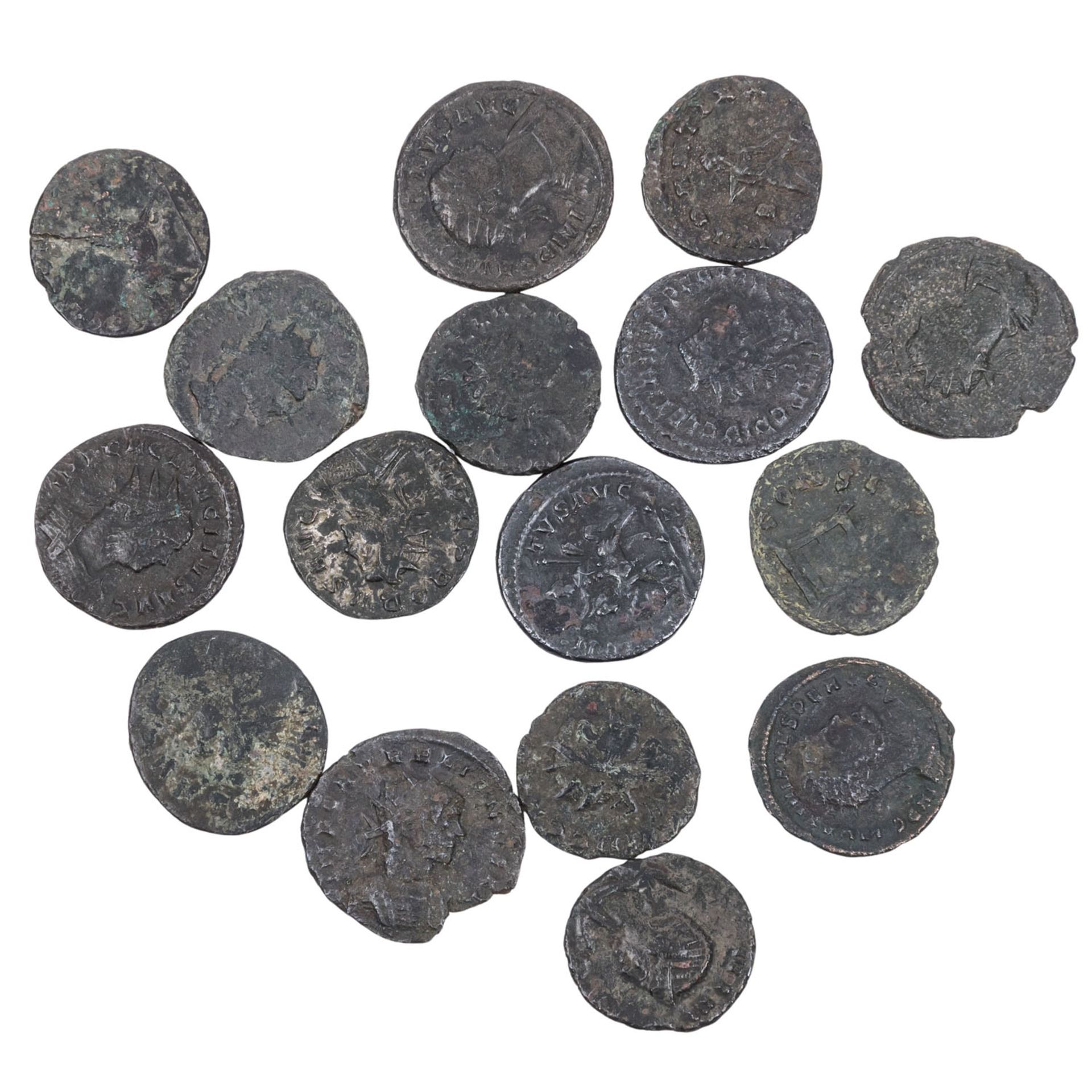 Römisches Kaiserreich - Kleine Sammlung diverser römischer Antoniniane. 34 Stück. - Bild 7 aus 7