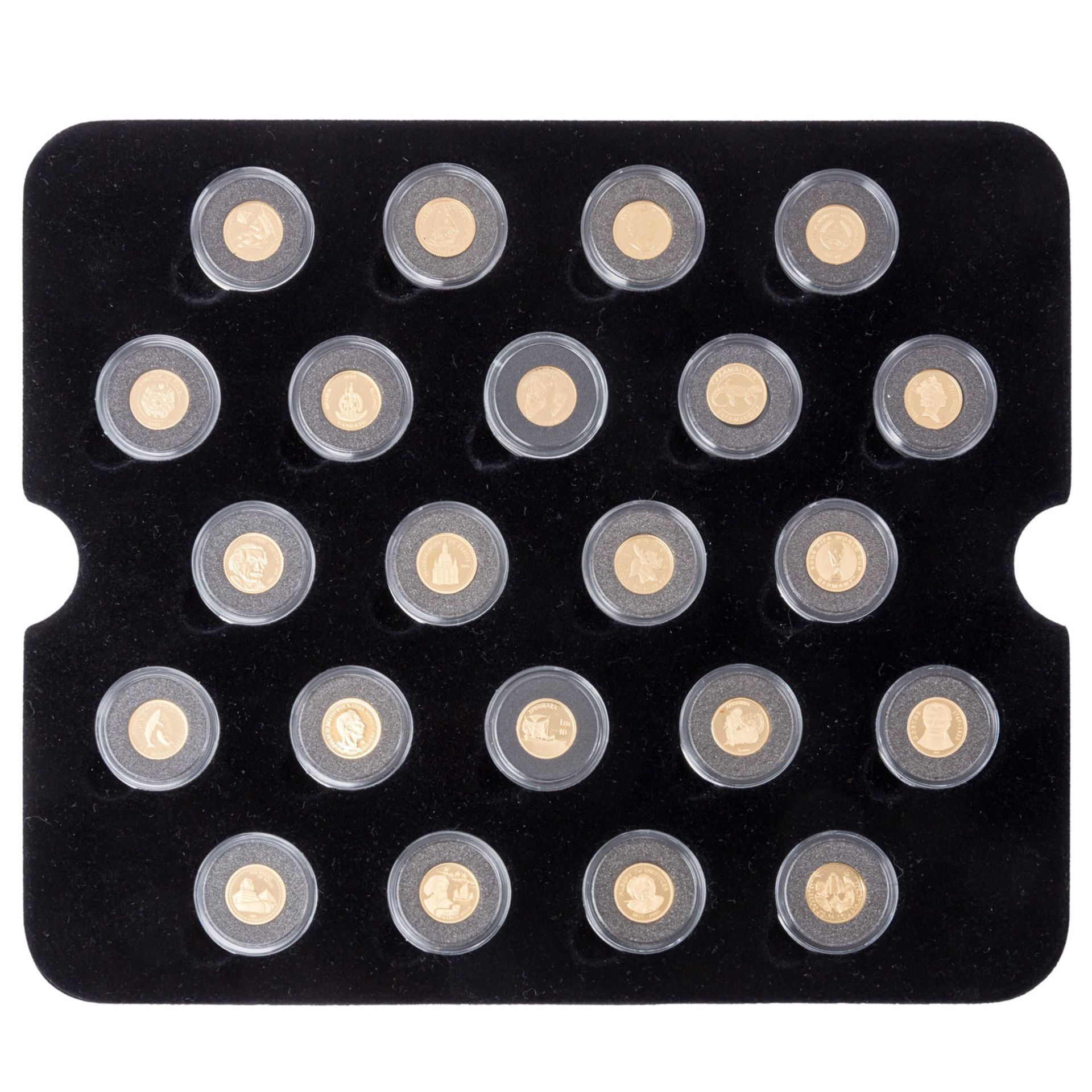 BRD –  Set „die kleinsten Goldmünzen der Welt“ - Bild 2 aus 3