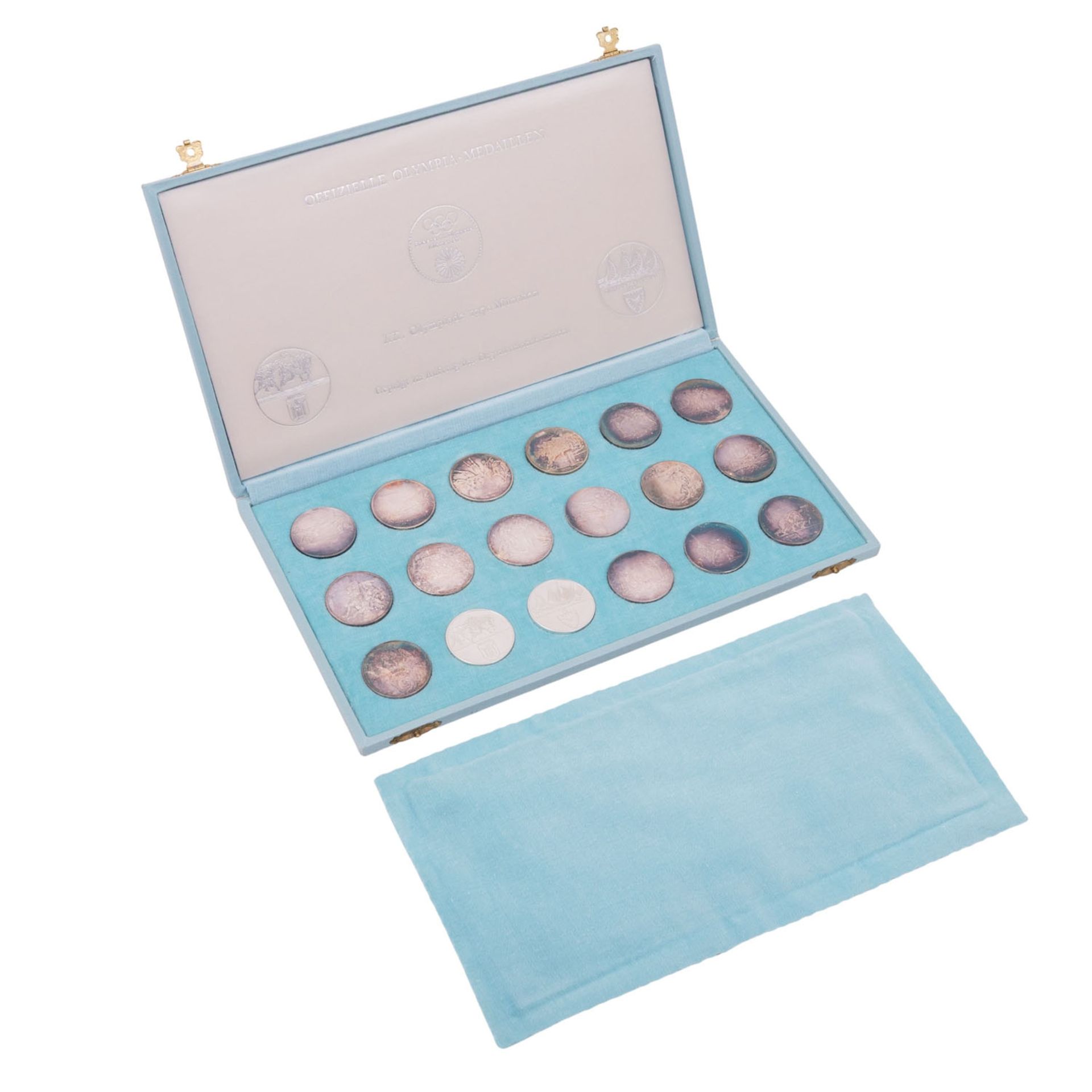 Deutschland/SILBER - Offizielle Olympia-Medaillen München 1972,