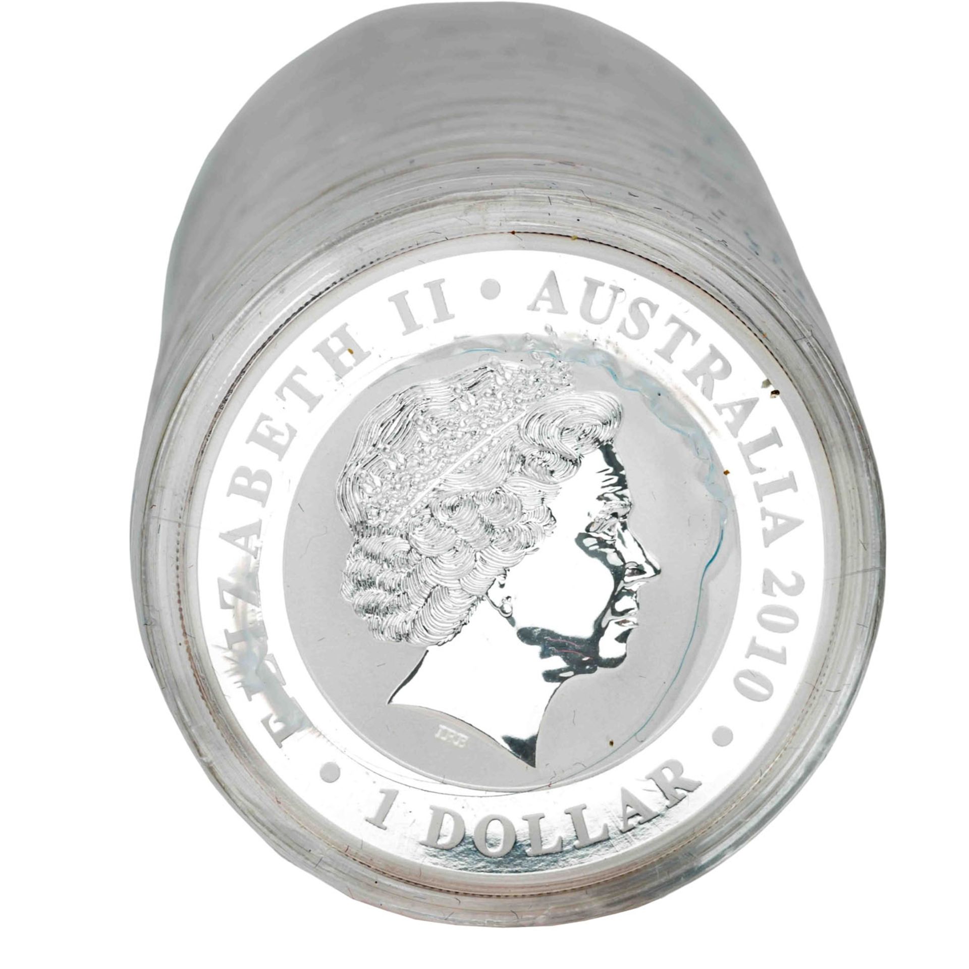 Konvolut aus 75 Silberunzen mit insgesamt ca. 2,3 kg Feinsilber,  - Bild 4 aus 7