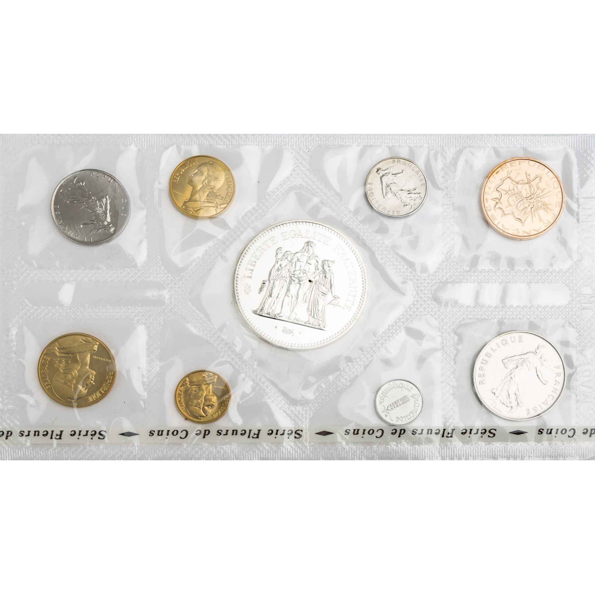 Kursmünzensätze (KMS) aus Frankreich, Italien sowie Münzen aus der Schweiz und dem Vatikan.  - Bild 8 aus 11