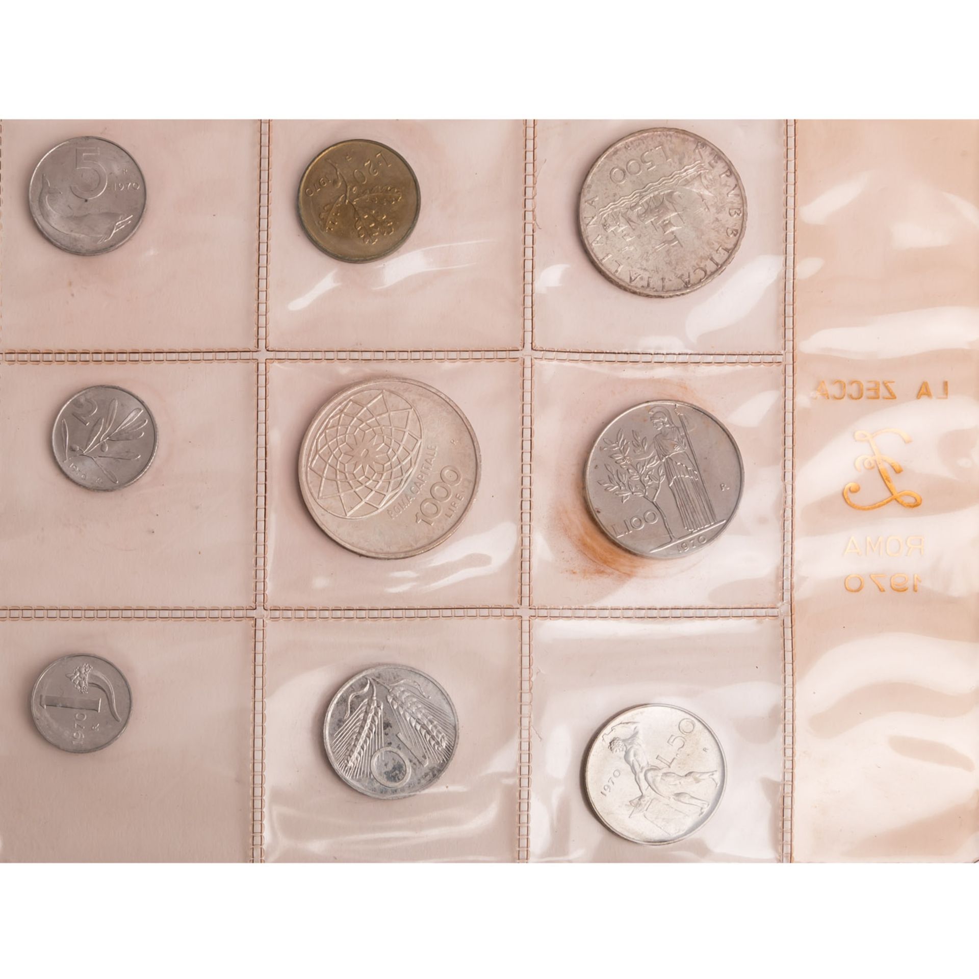 Kursmünzensätze (KMS) aus Frankreich, Italien sowie Münzen aus der Schweiz und dem Vatikan.  - Bild 3 aus 11