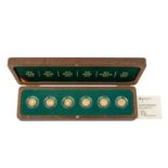 BRD/GOLD - 20 Euro GOLD fein, Dt. Wald - komplette Serie 2010-2015